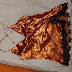 Satin tank top blouse